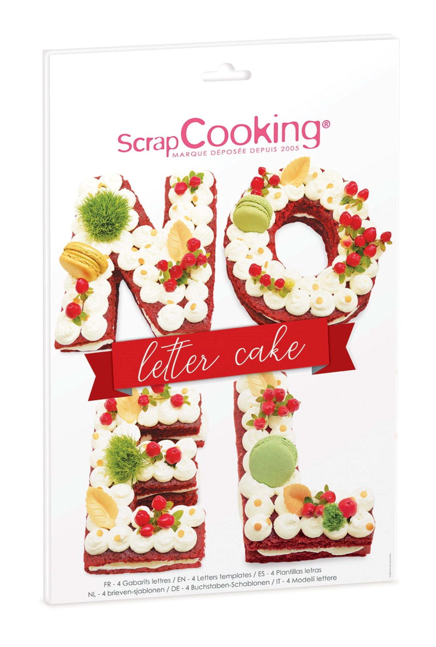 Letter cake noël