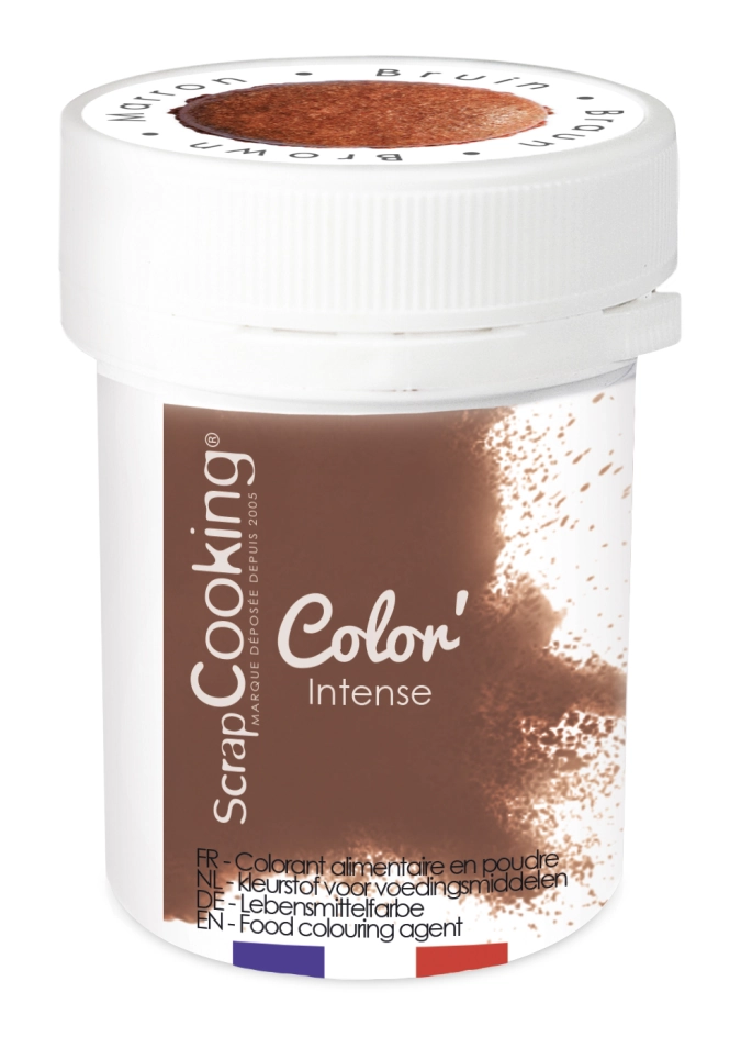 Colorant artificiel en poudre marron 5g