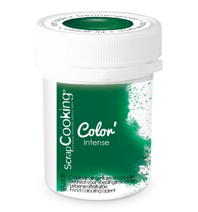 Colorant artificiel en poudre vert sapin 5g
