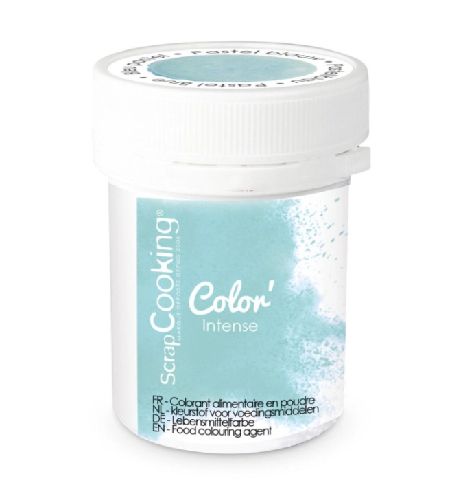 Colorant alimentaire en poudre bleu pastel 5g
