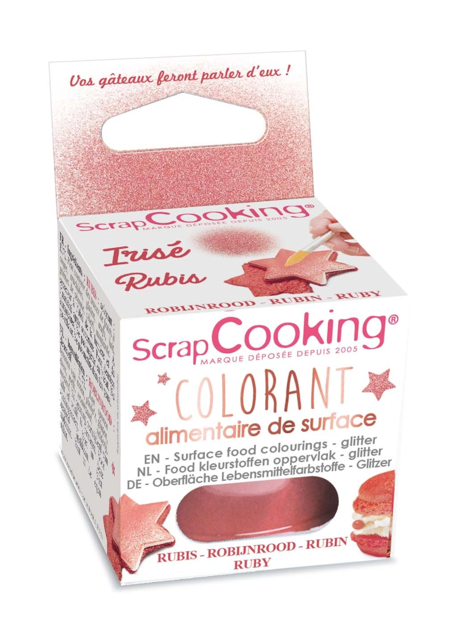 Colorant de surface rubis 5g