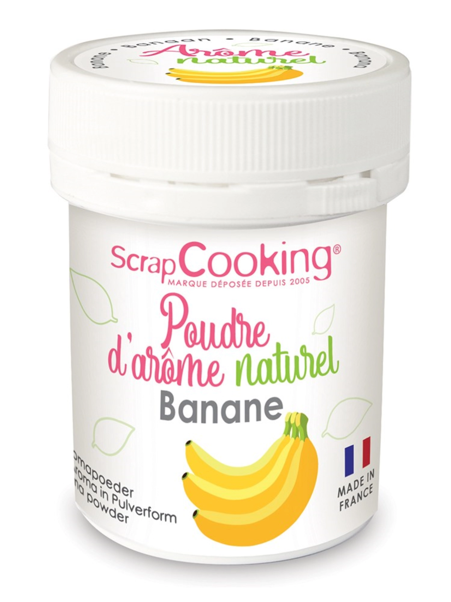 Pot poudre d´arôme naturel banane 15g