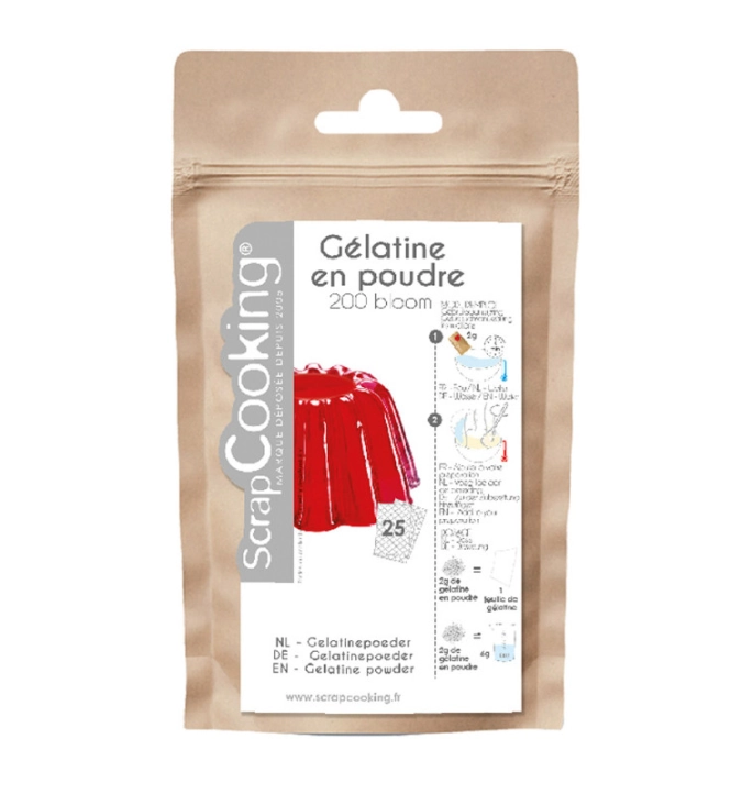Pot de gélatine en poudre 50g