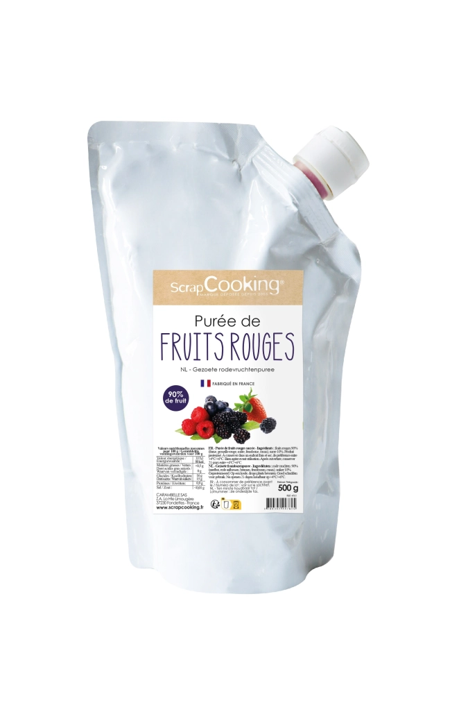 Purée de fruits rouges 500g