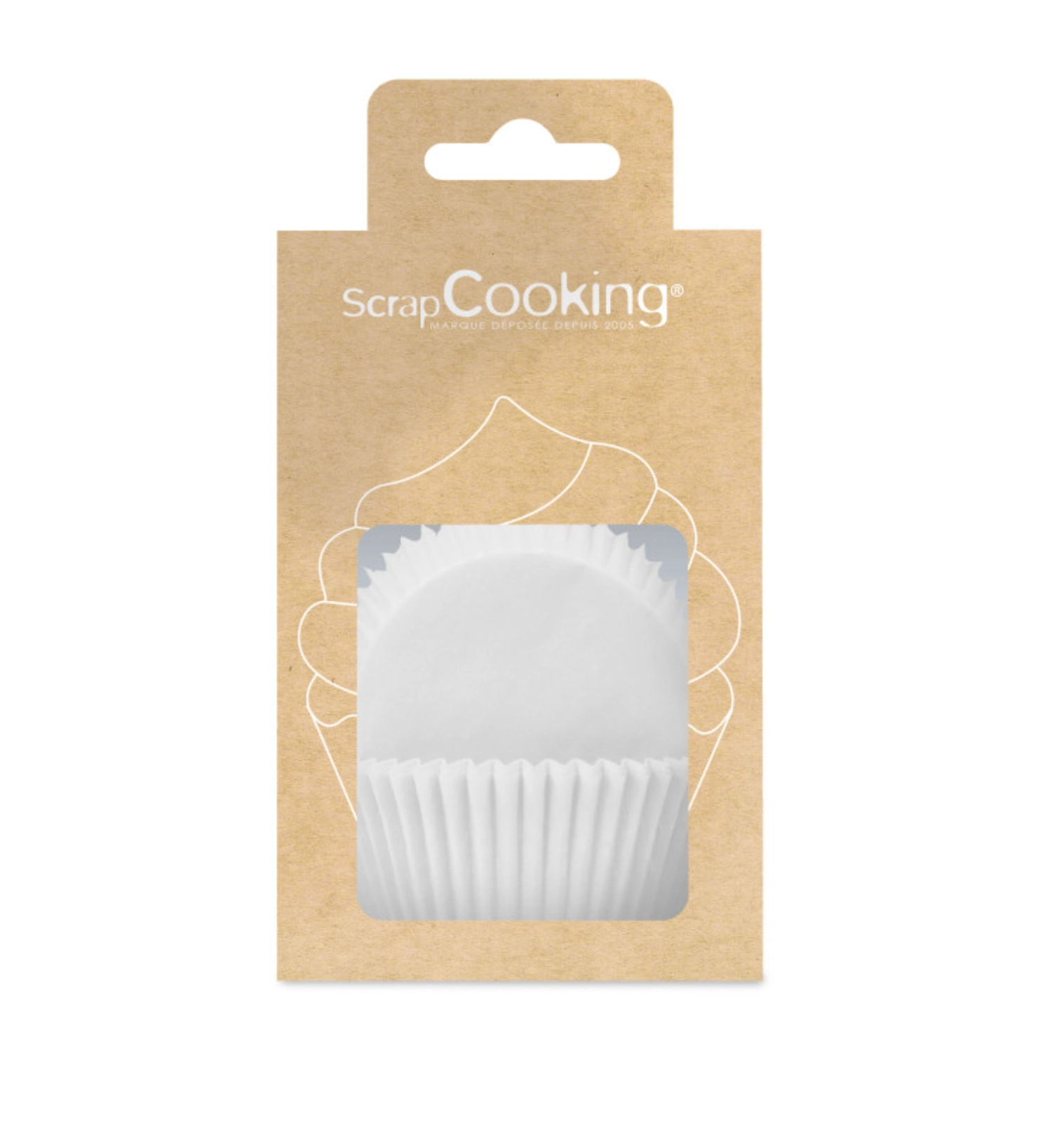 Moules à pâtisserie en papier blanc env. 36 pièces