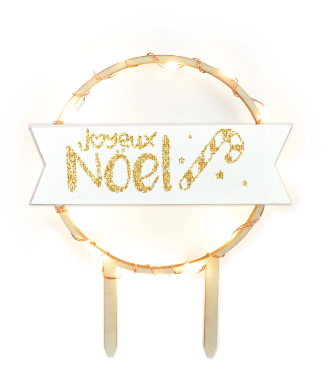 Cake Topper mit LED-Beleuchtung