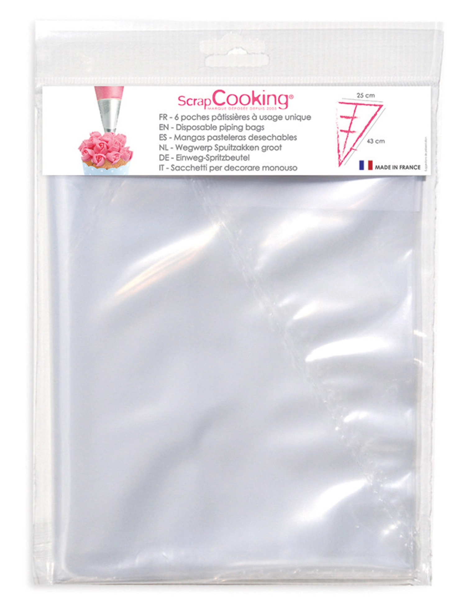 6 Stk. Einwegspritzbeutel