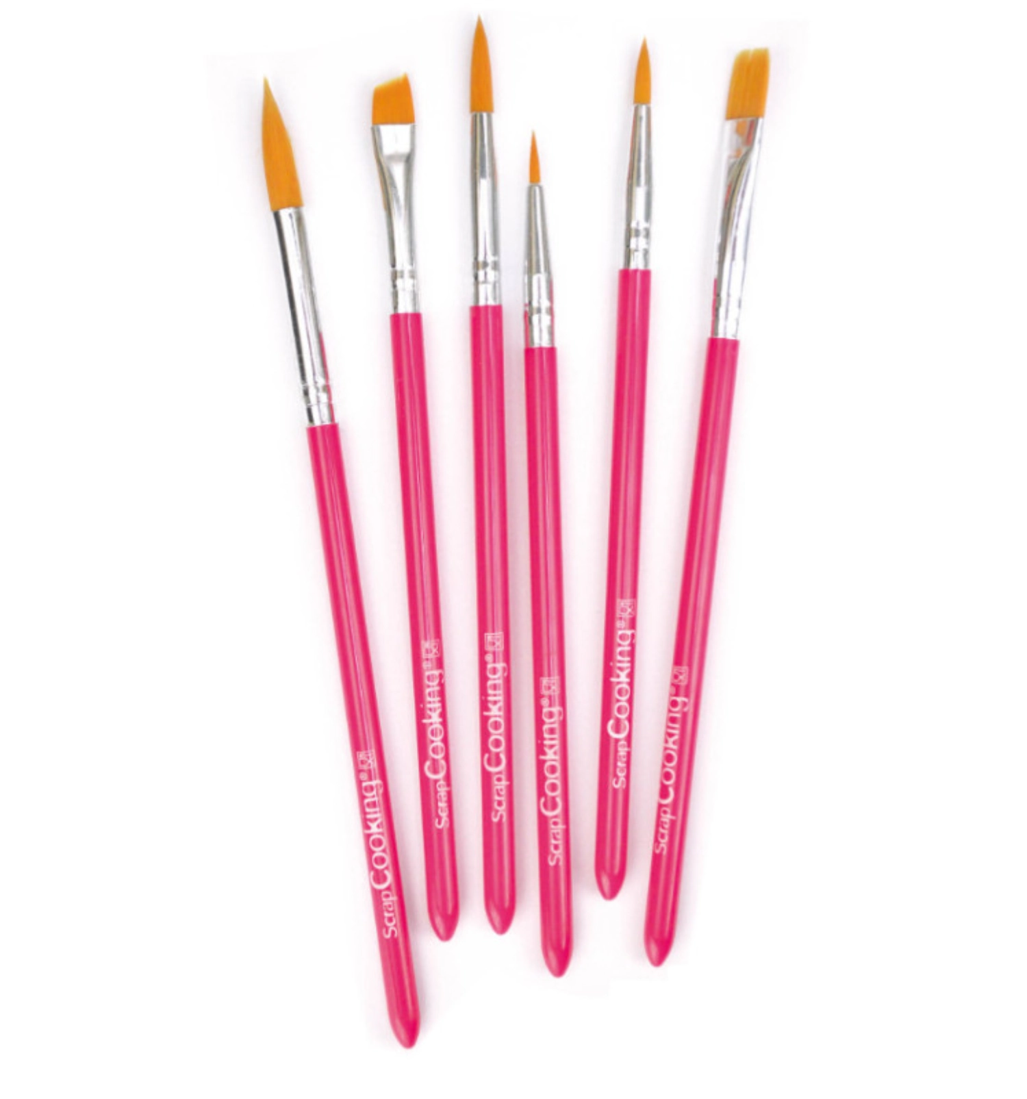 6tlg. Lebensmittelbürsten-Set