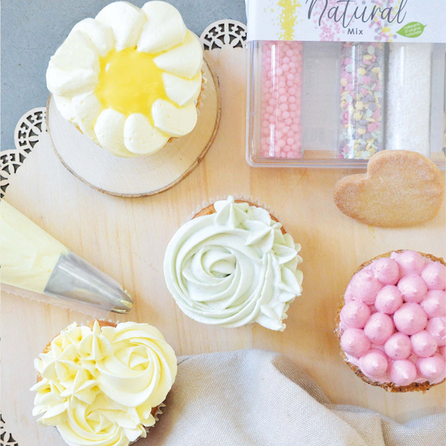 12 grandes poches à douille jetables 53x28cm