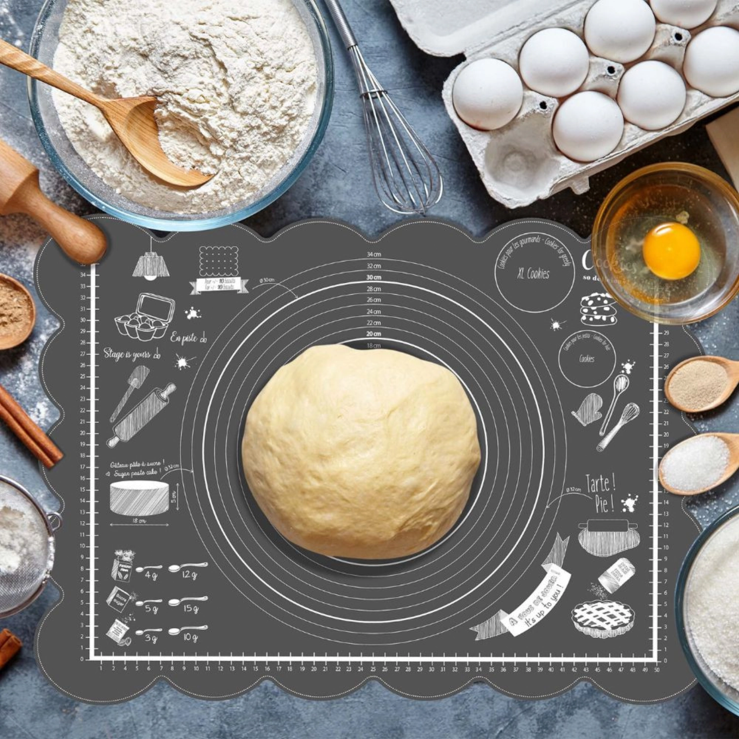 Tapis pâtissier silicone - need´it