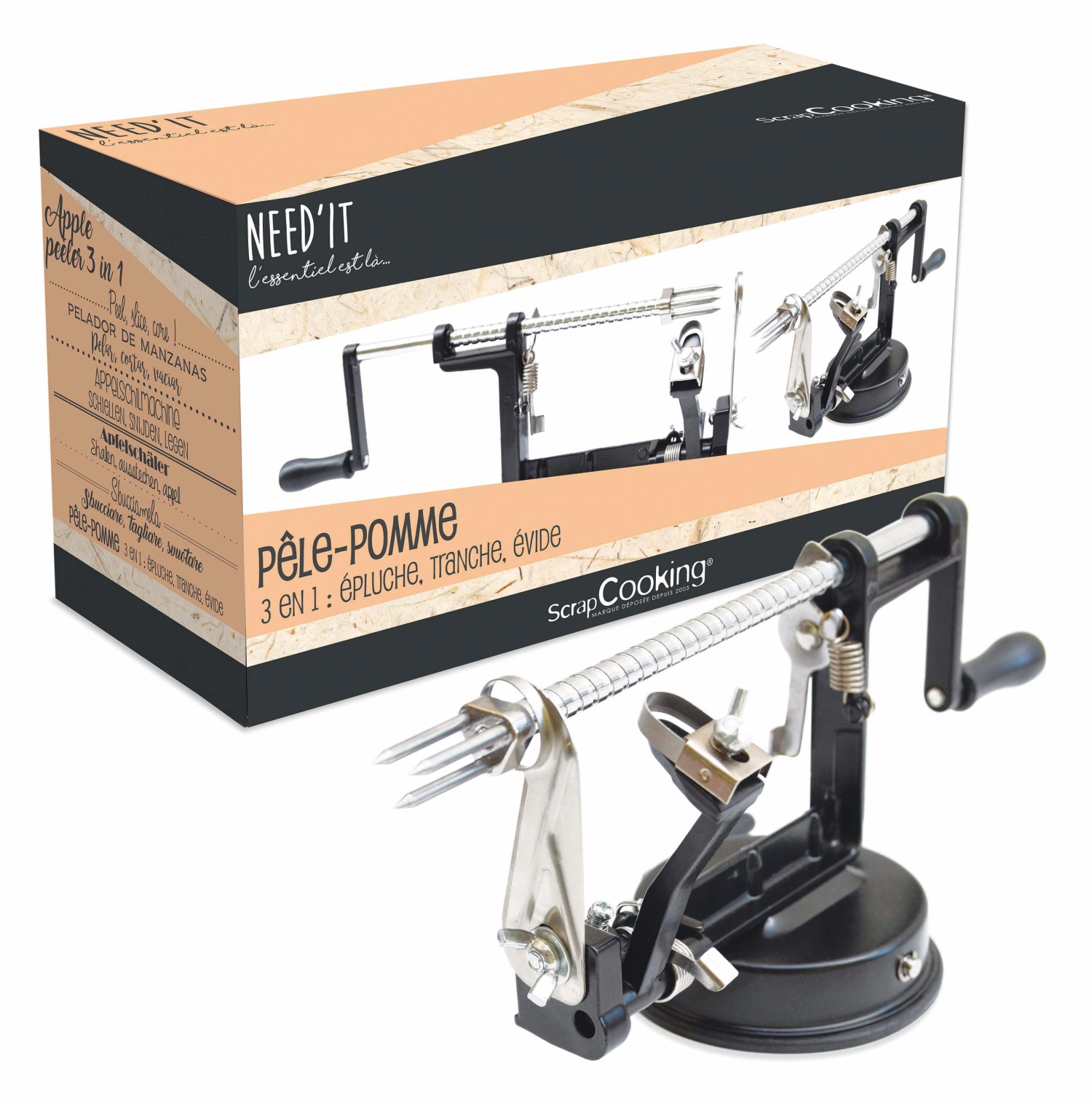 3-in-1 Apfelschäler