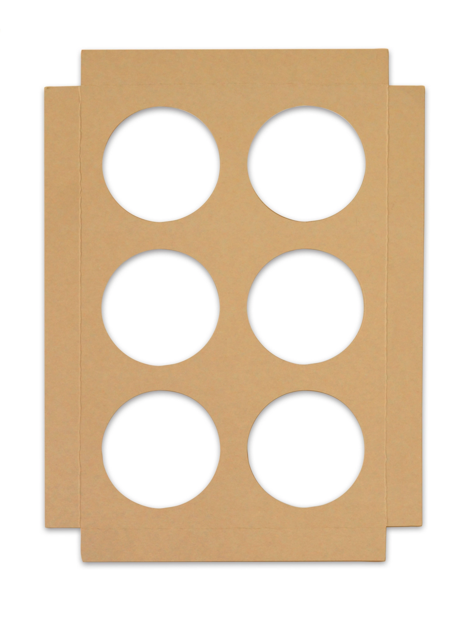 2 boîtes à cupcakes pour 6 pièces chacune, 17x25cm h8.5cm