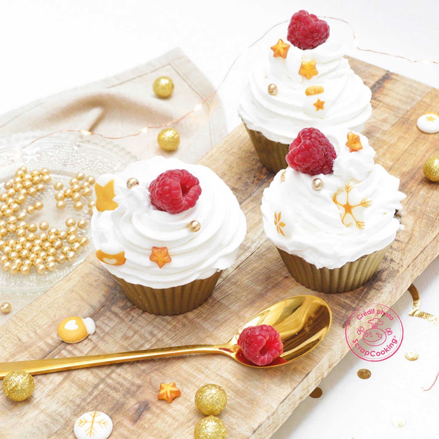 Décosucres déco dorée