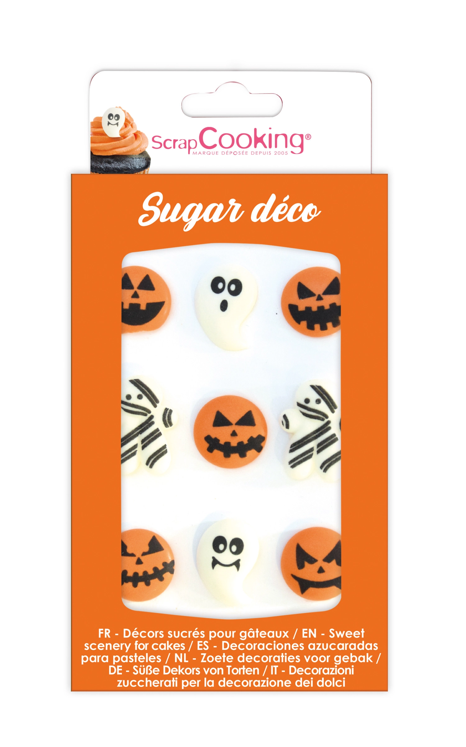9 Stk. Zuckerdekor Halloween