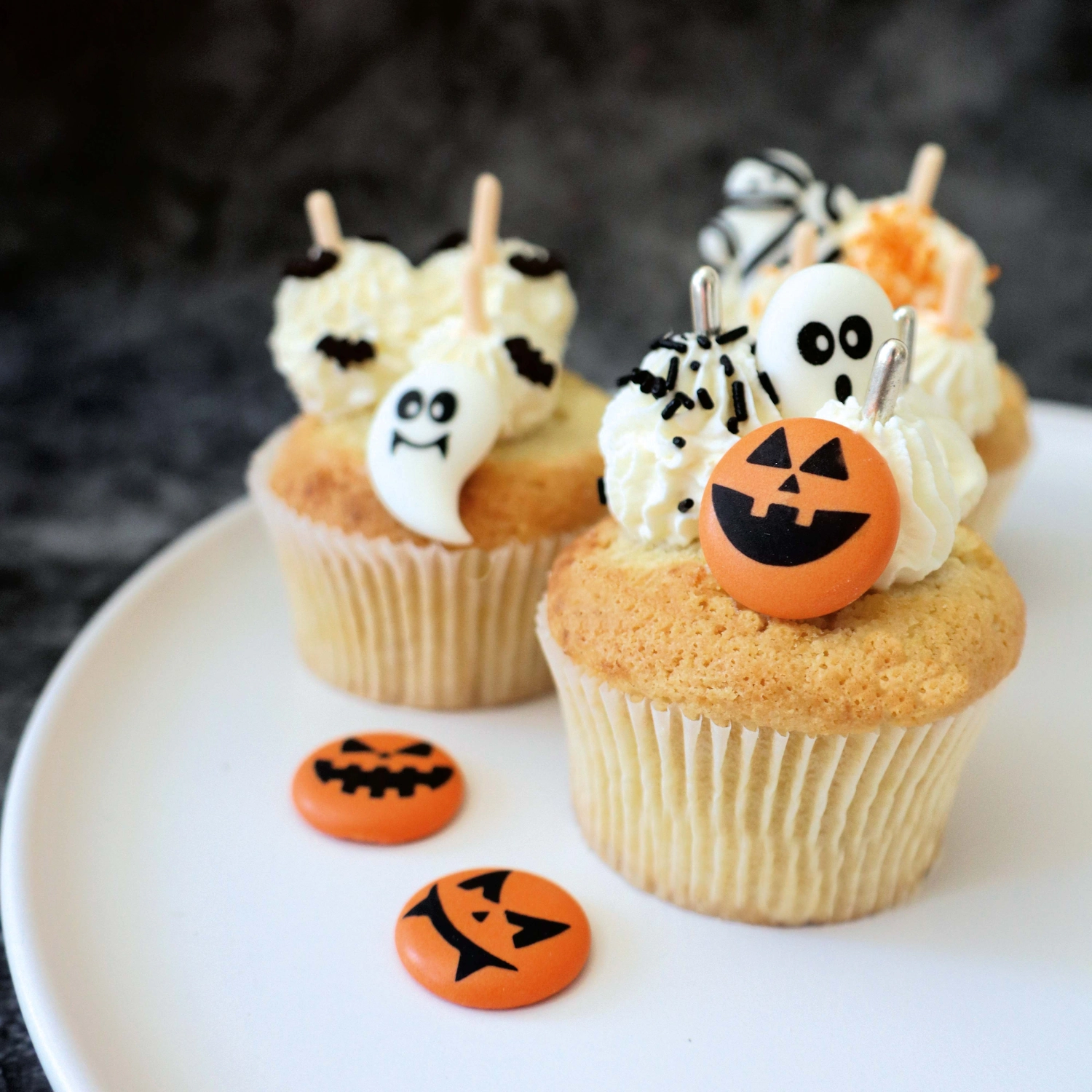 9 Stk. Zuckerdekor Halloween