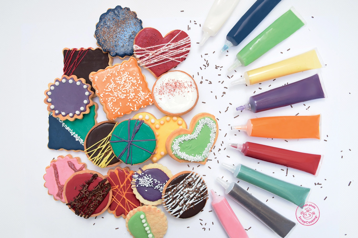 Set de 4 stylos décoratifs goût chocolat