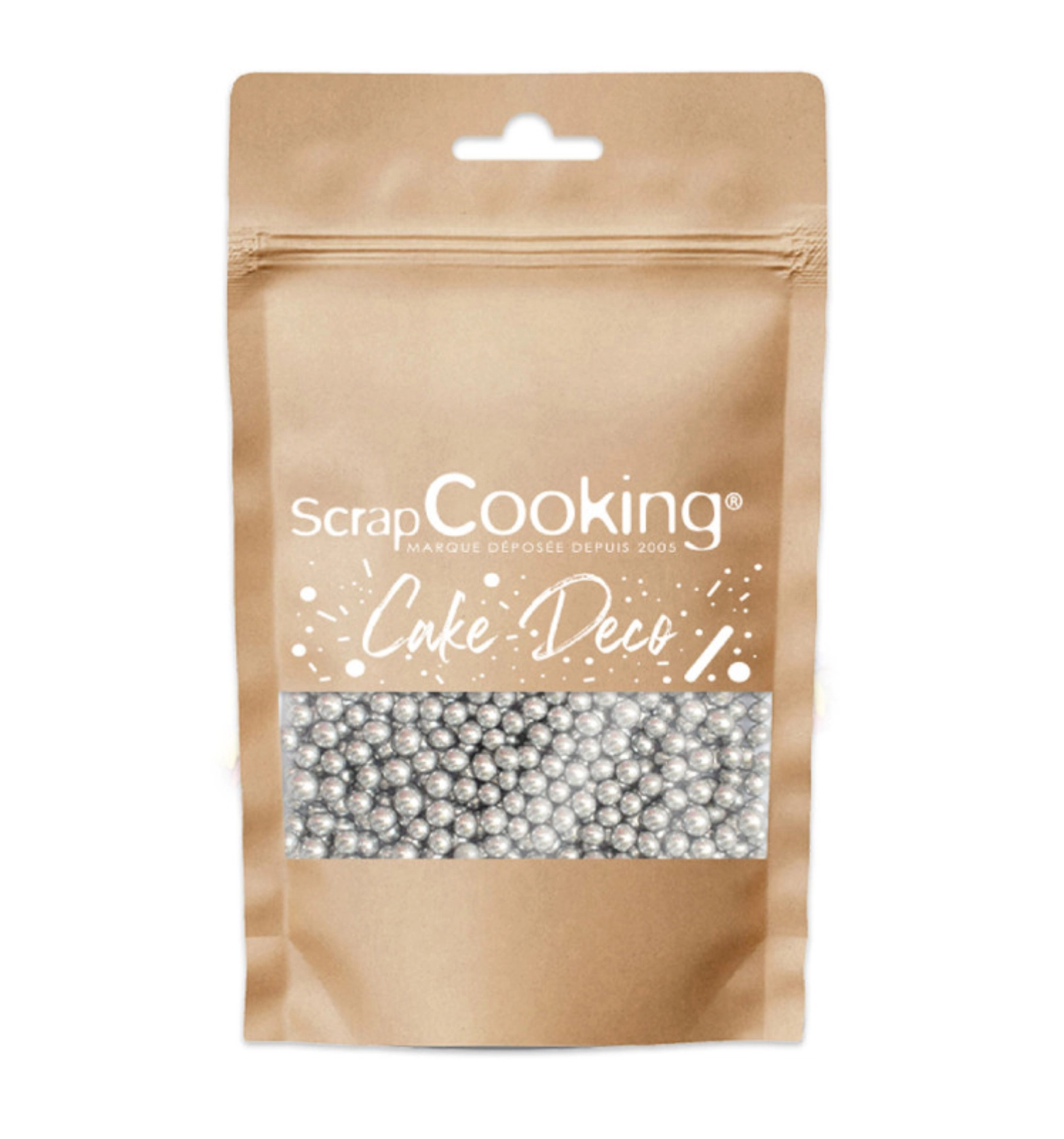 Deko sucre perles argent 55g