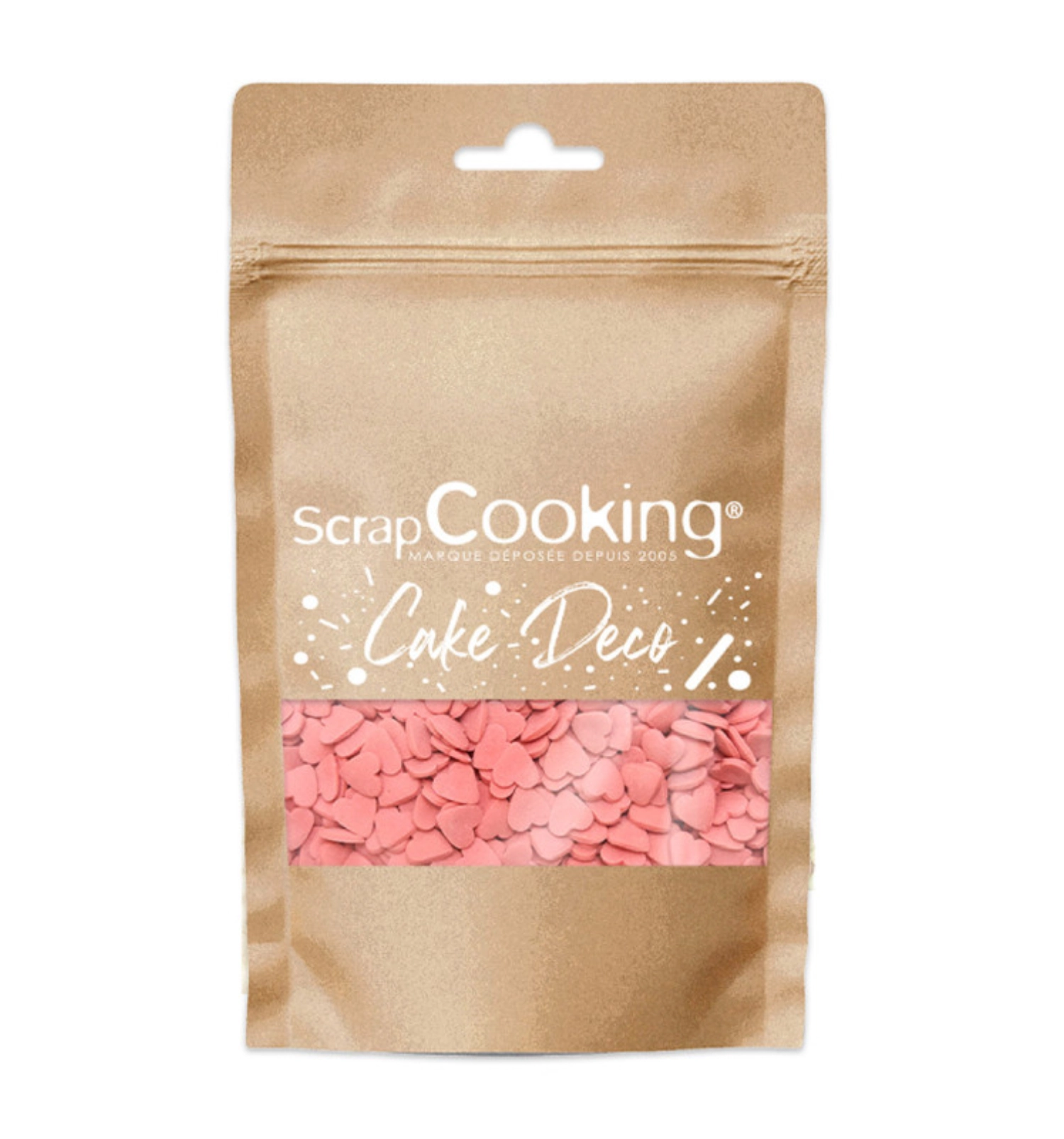 Sucre déco coeurs rouges 55g