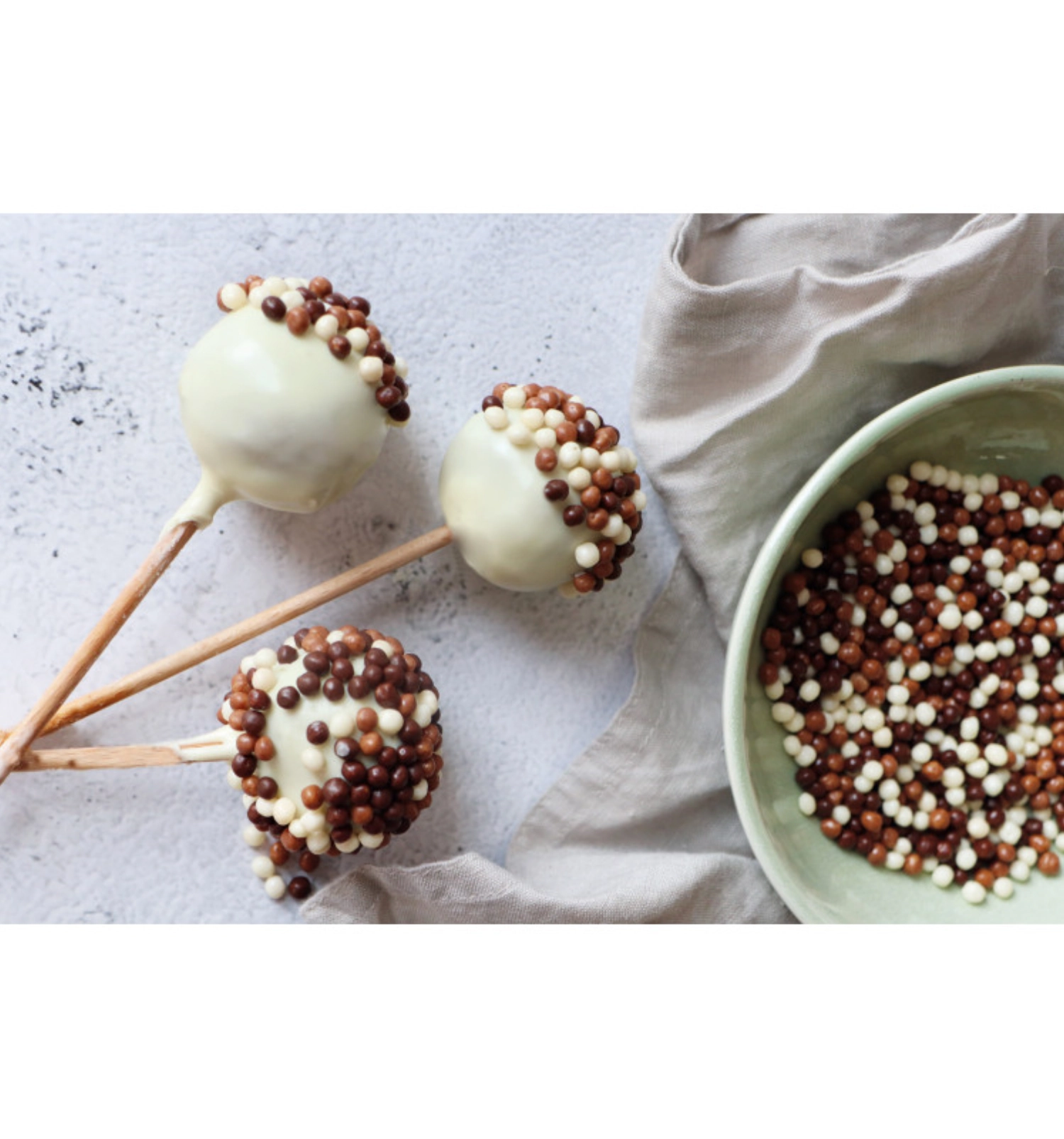 Deko Schoko Perlen Mini