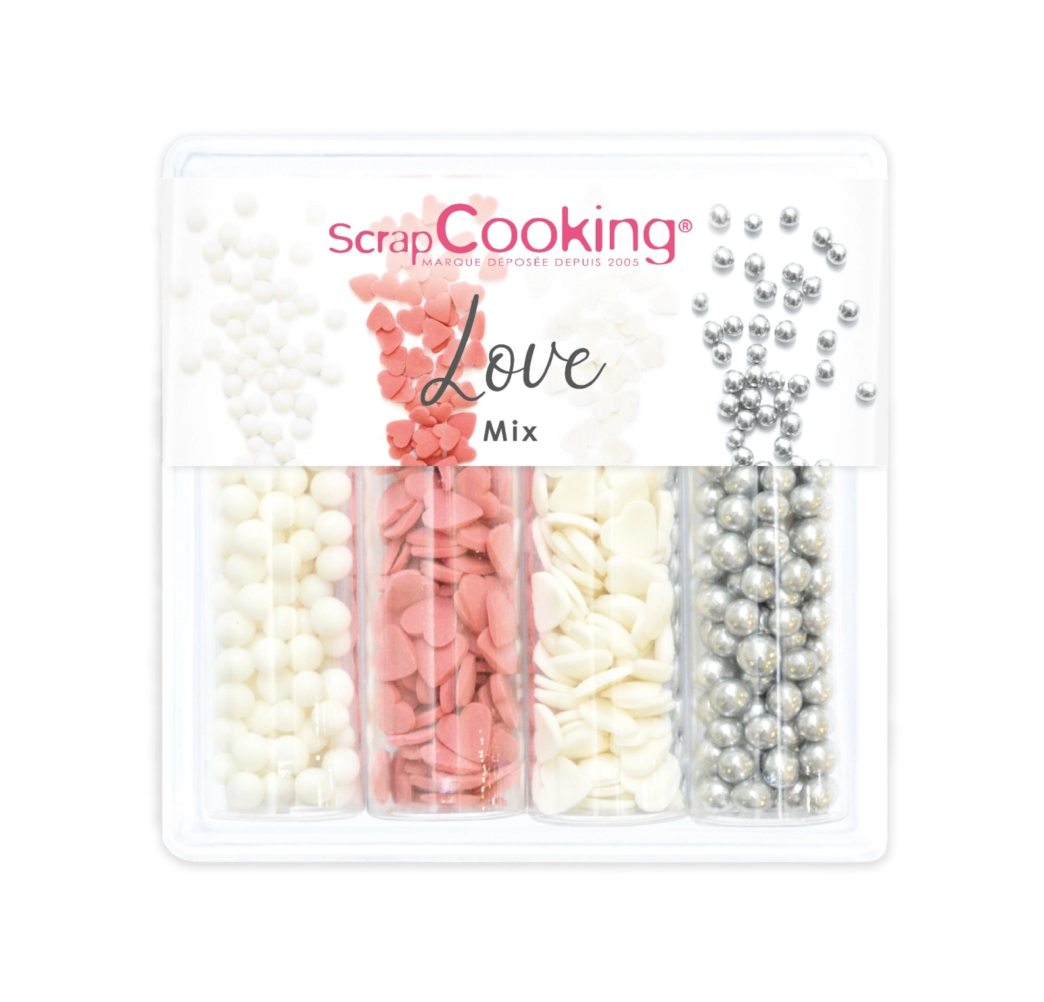 4er Set Zuckerstreusel Mix Love