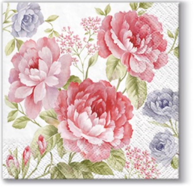 Servietten Cocktail 20x Julietta, 25x25cm
