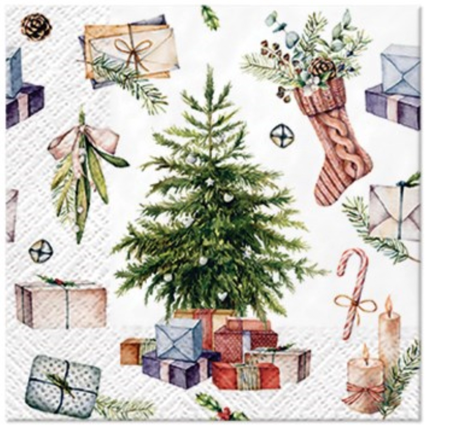 Servietten Cocktail 20x christmas at home, 25x25cm