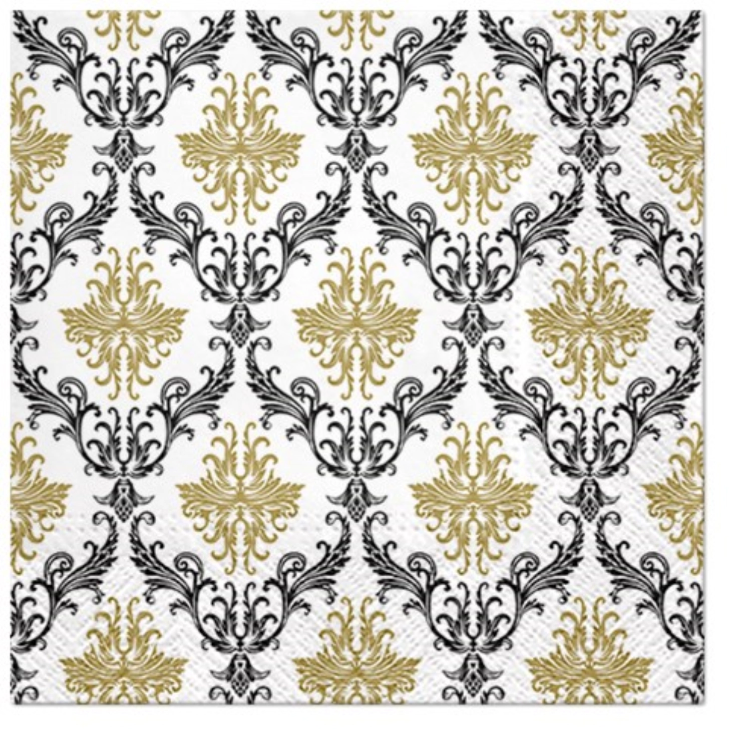 Serviettes lunch 20x royal ornament, 33x33cm