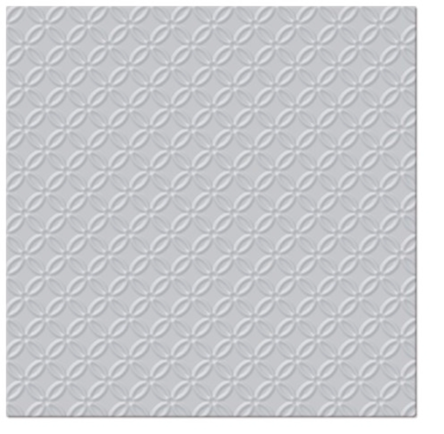 Serviettes de table lunch 20x inspiration gris, 33x33cm