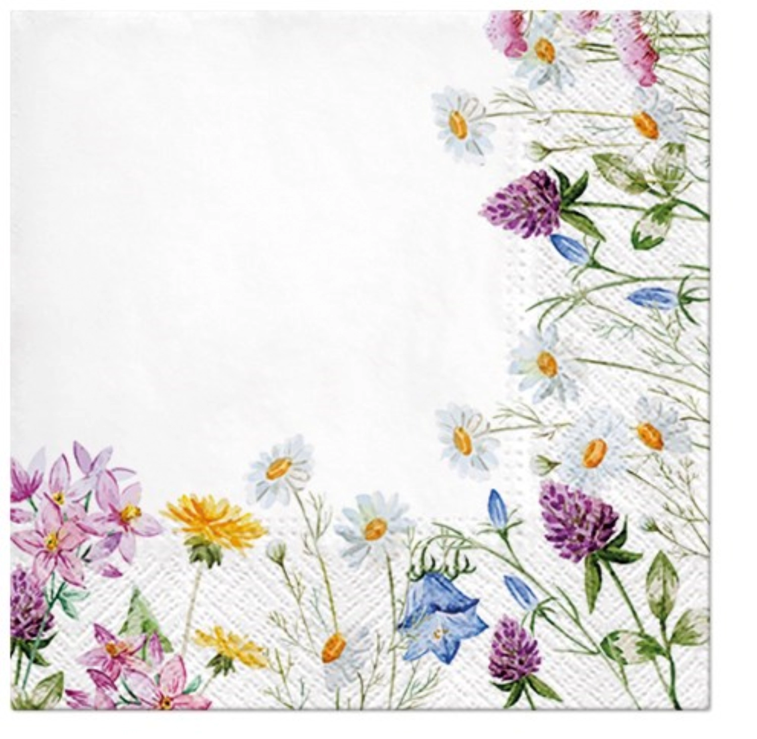Serviettes lunch 20x fleurs de printemps, 33x33cm