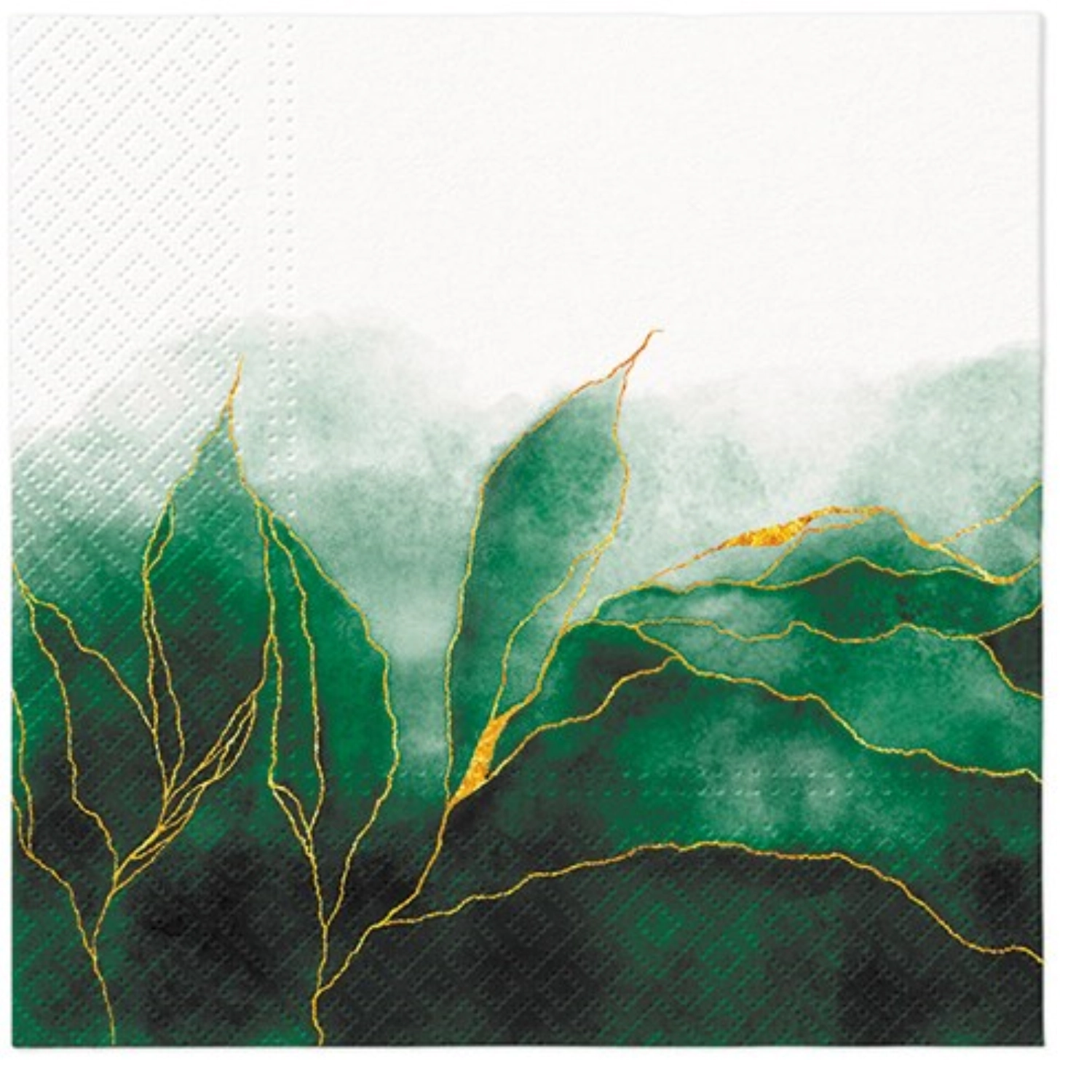 Serviettes de table lunch 20x green dream, 33x33 cm