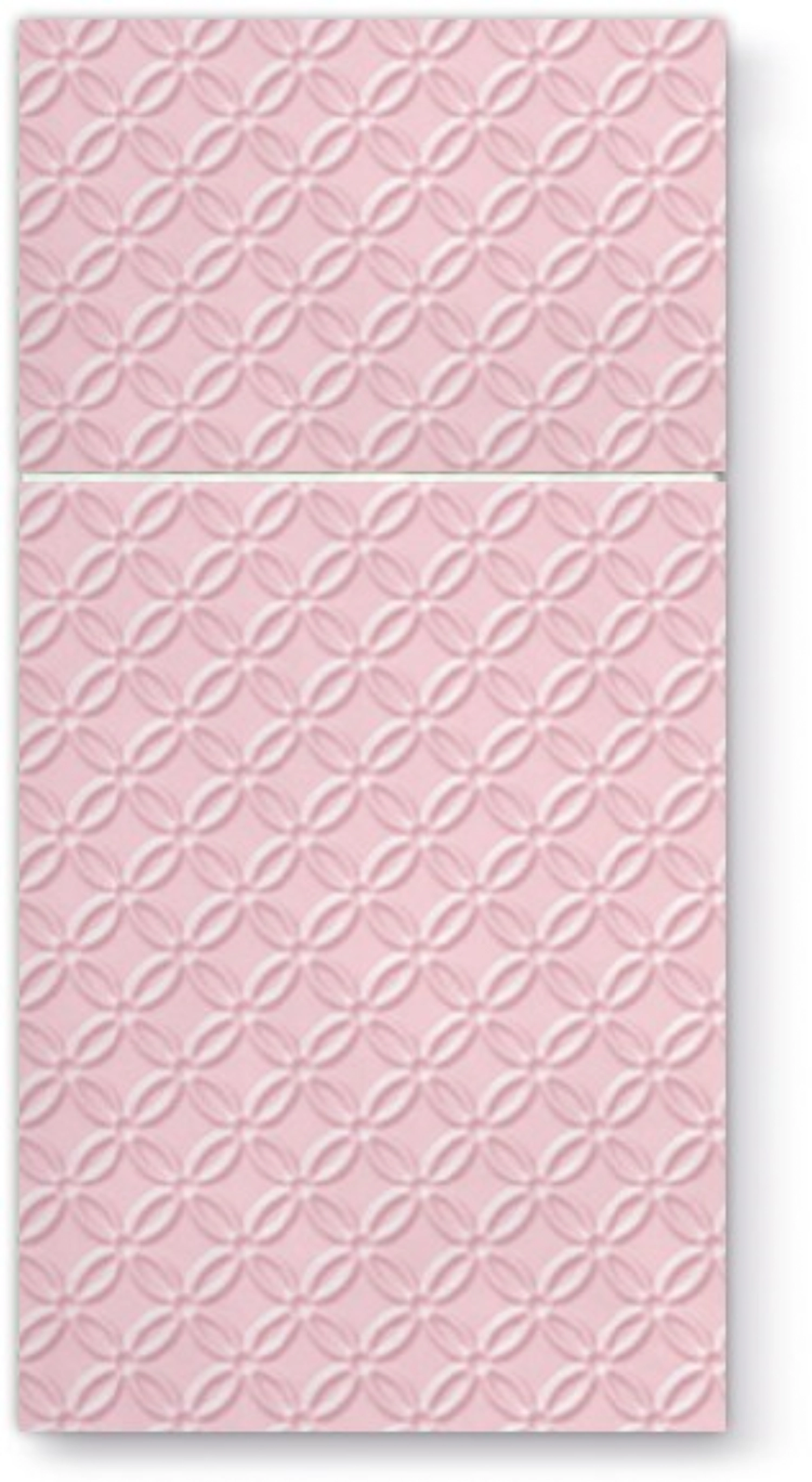 Bestecktasche 25x modern rosa, 40x40cm