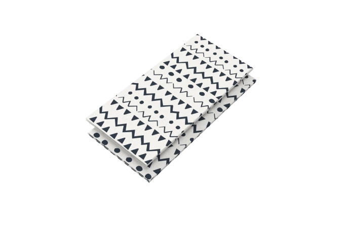 2er Set Schwammlappen Ethno, wiederverwendbar