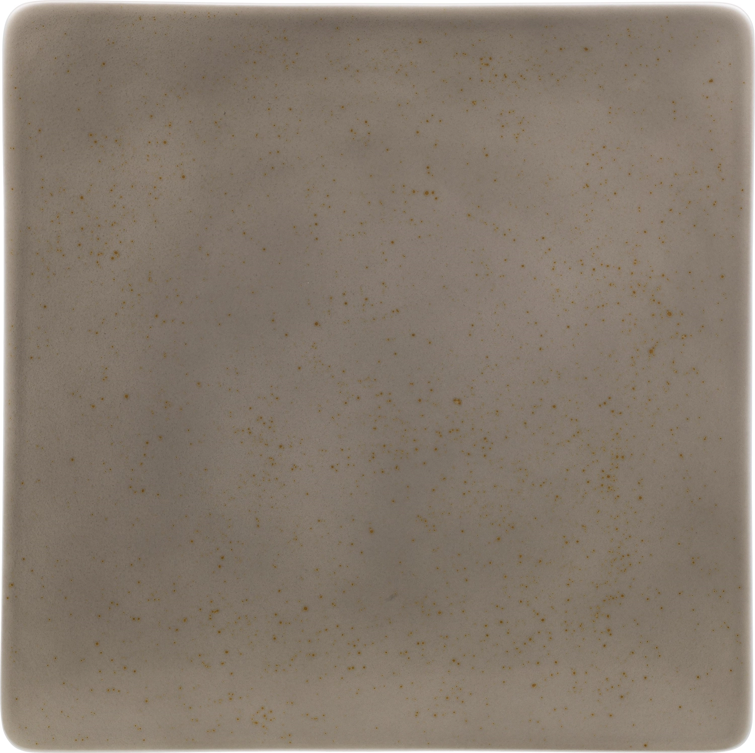 Pottery Unique Lightgrey Teller flach quadratisch coupe 20cm