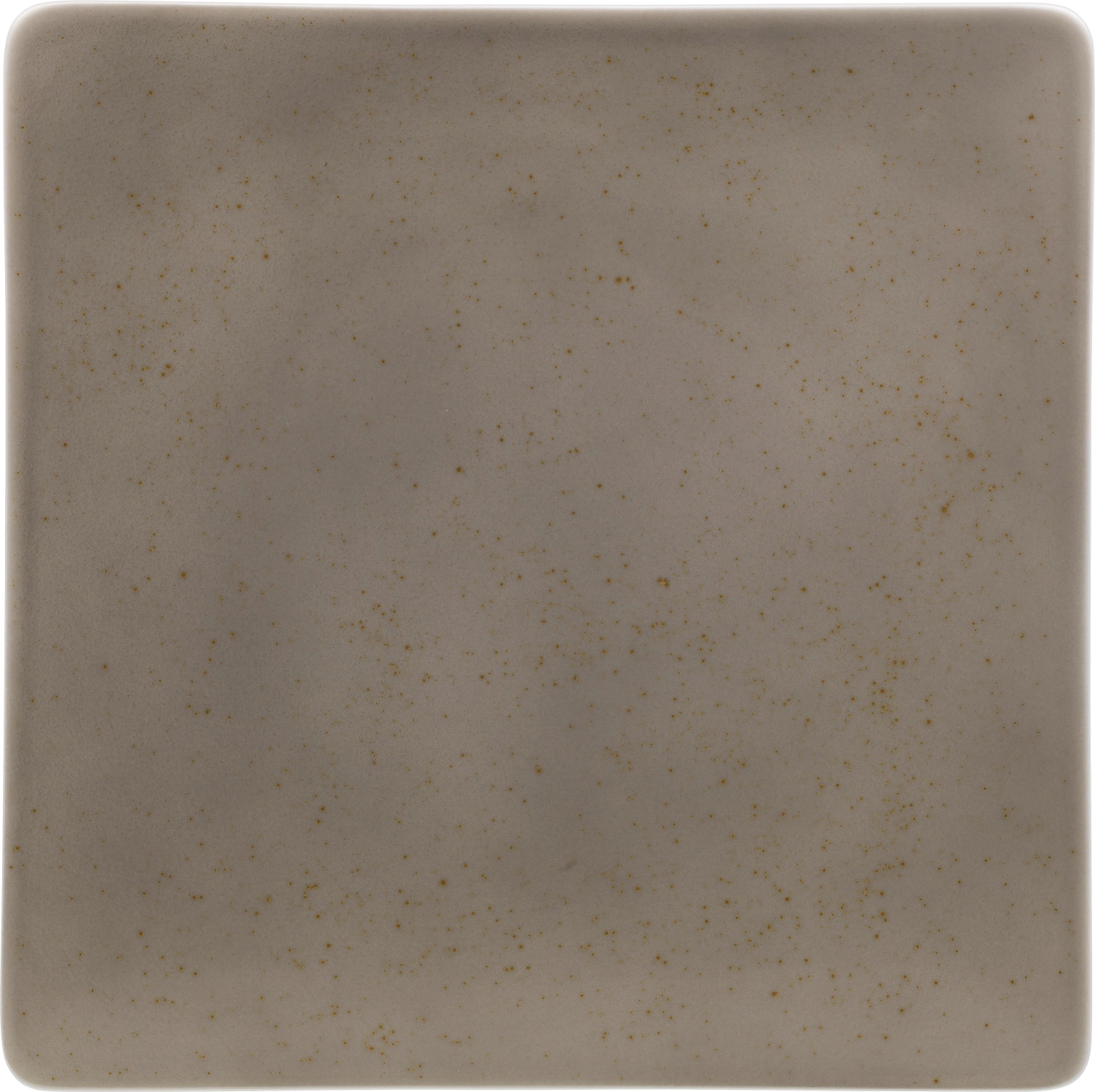 Pottery Unique Lightgrey Assiette plate carrée coupe 27cm