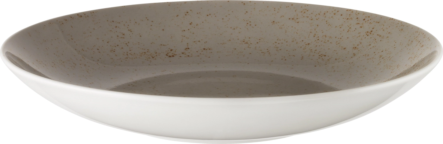 Pottery Unique Lightgrey Assiette creuse ronde coupe 24cm