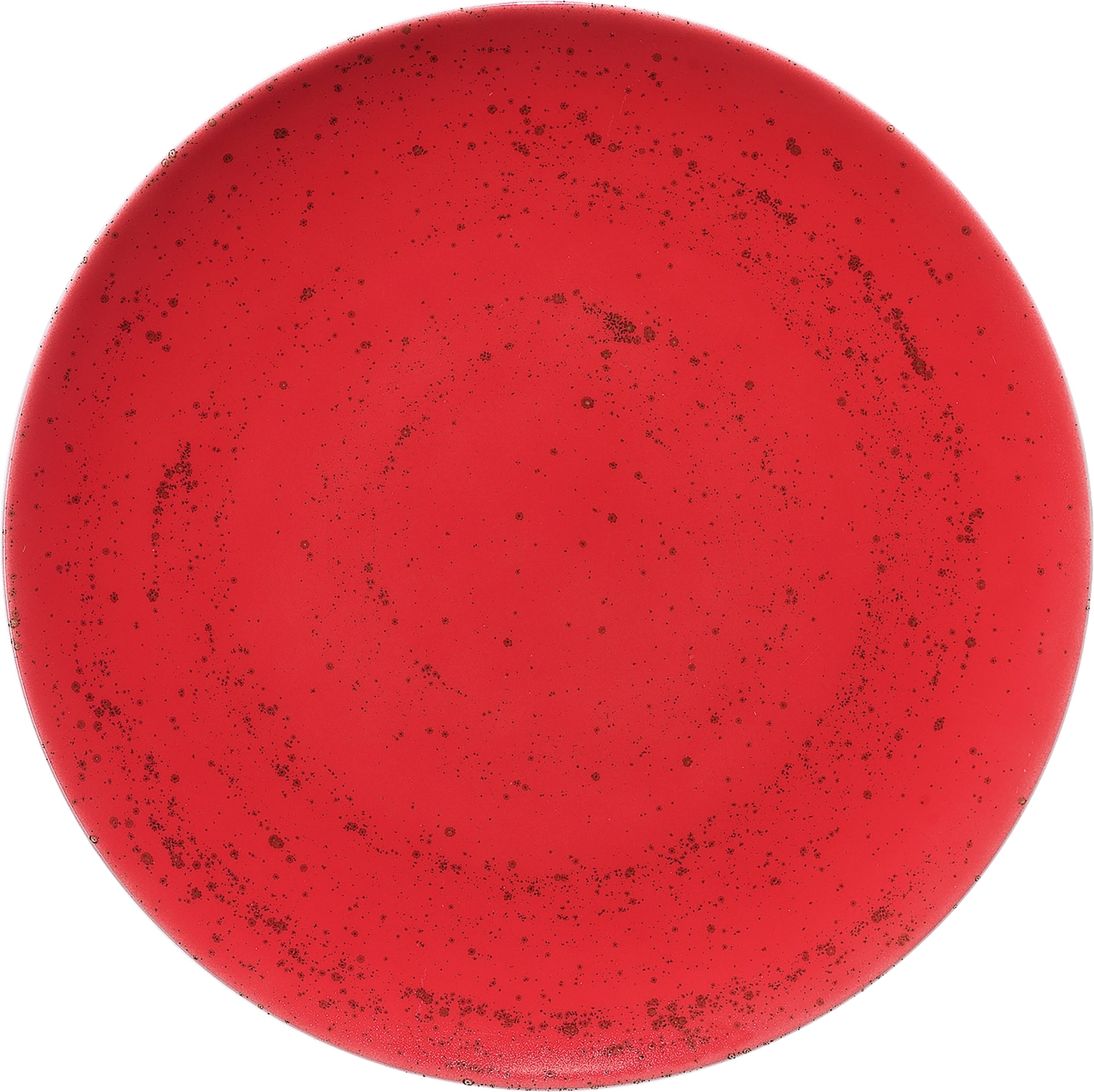 Pottery Unique Red Assiette plate ronde coupe 17cm