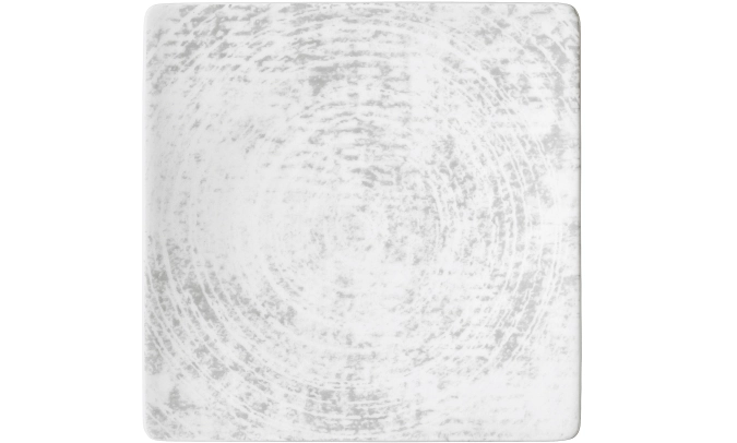 Assiette creuse coupe carrée 16 cm