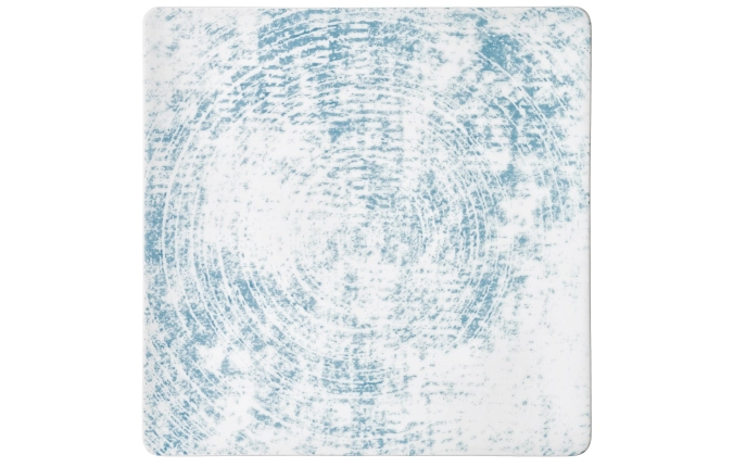 Assiette plate coupe carrée 27 cm