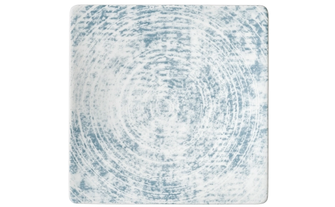 Assiette creuse coupe carrée 24 cm