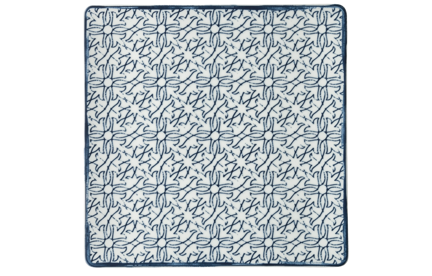 Assiette plate coupe carrée 20 cm