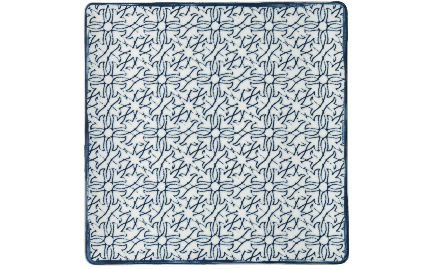 Assiette plate coupe carrée 24 cm