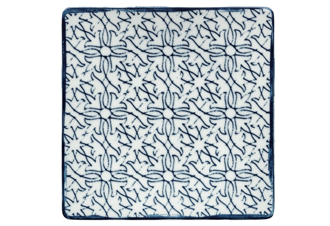 Assiette creuse coupe carrée 16 cm