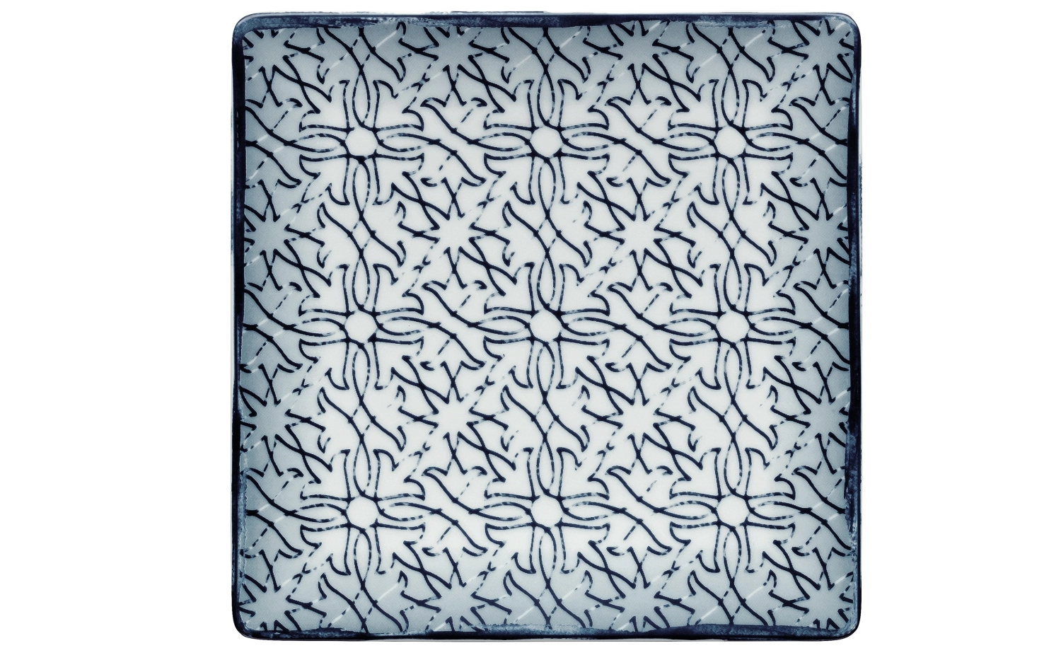 Assiette creuse coupe carrée 24 cm
