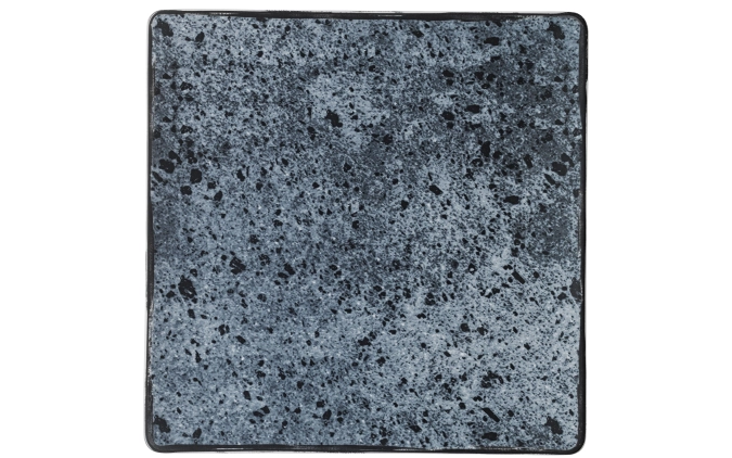 Assiette plate coupe carrée 24 cm
