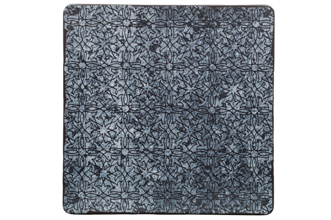 Assiette plate coupe carrée 27 cm