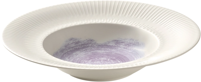 Delight Vibes SPIRIT LAVENDER Teller tief Fahne Relief 24cm