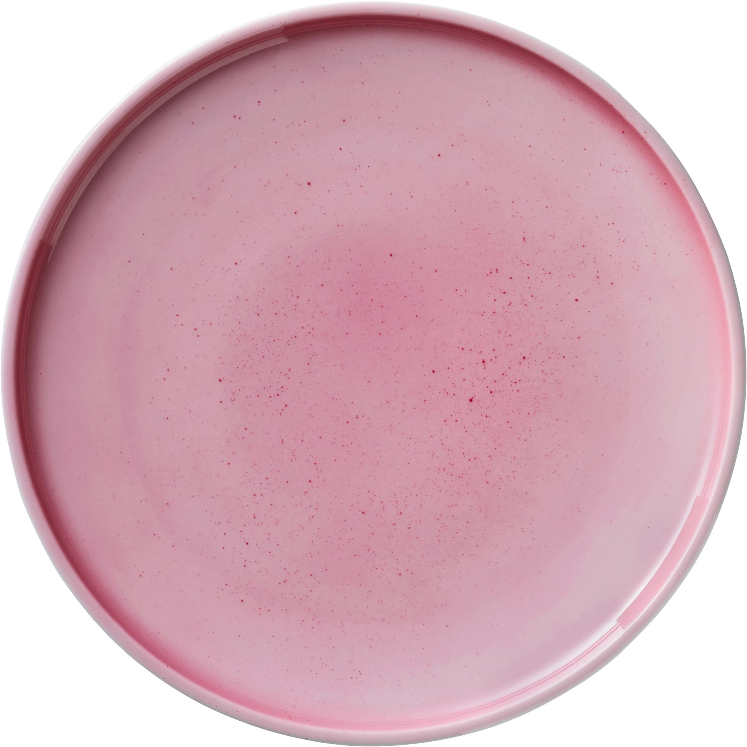 Shiro Pink Splash Assiette plate ronde coupe 17cm