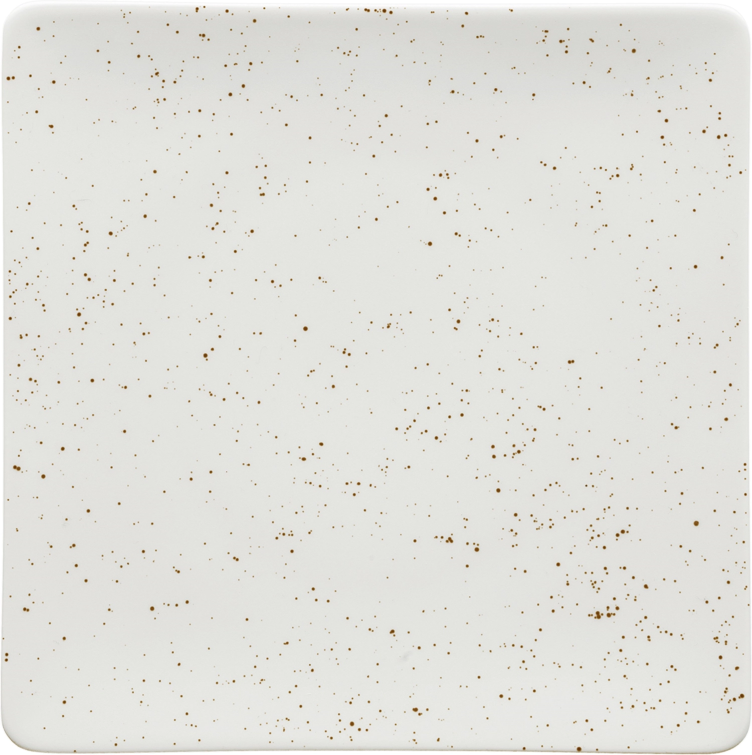 Pottery Unique white Assiette plate carrée coupe 20cm