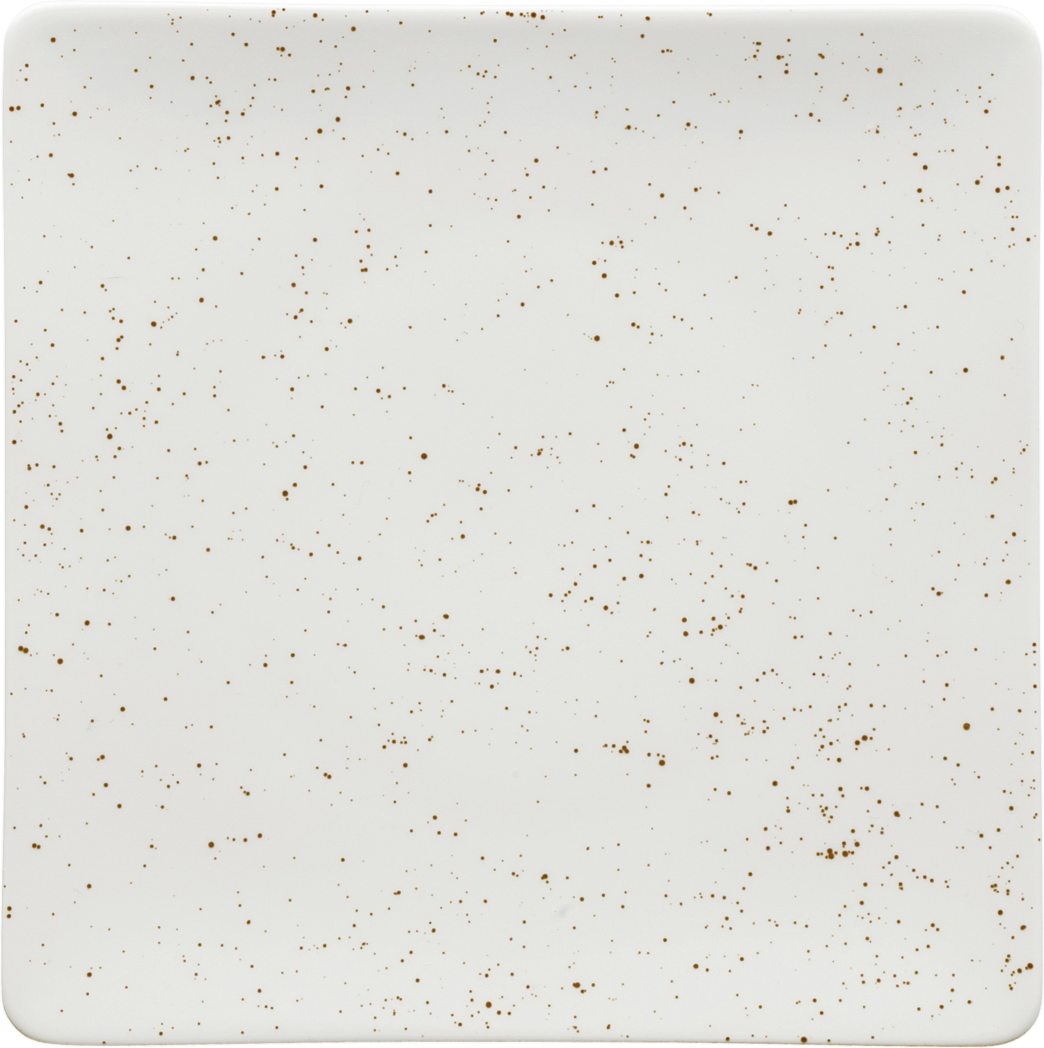 Pottery Unique white Assiette plate carrée coupe 27cm