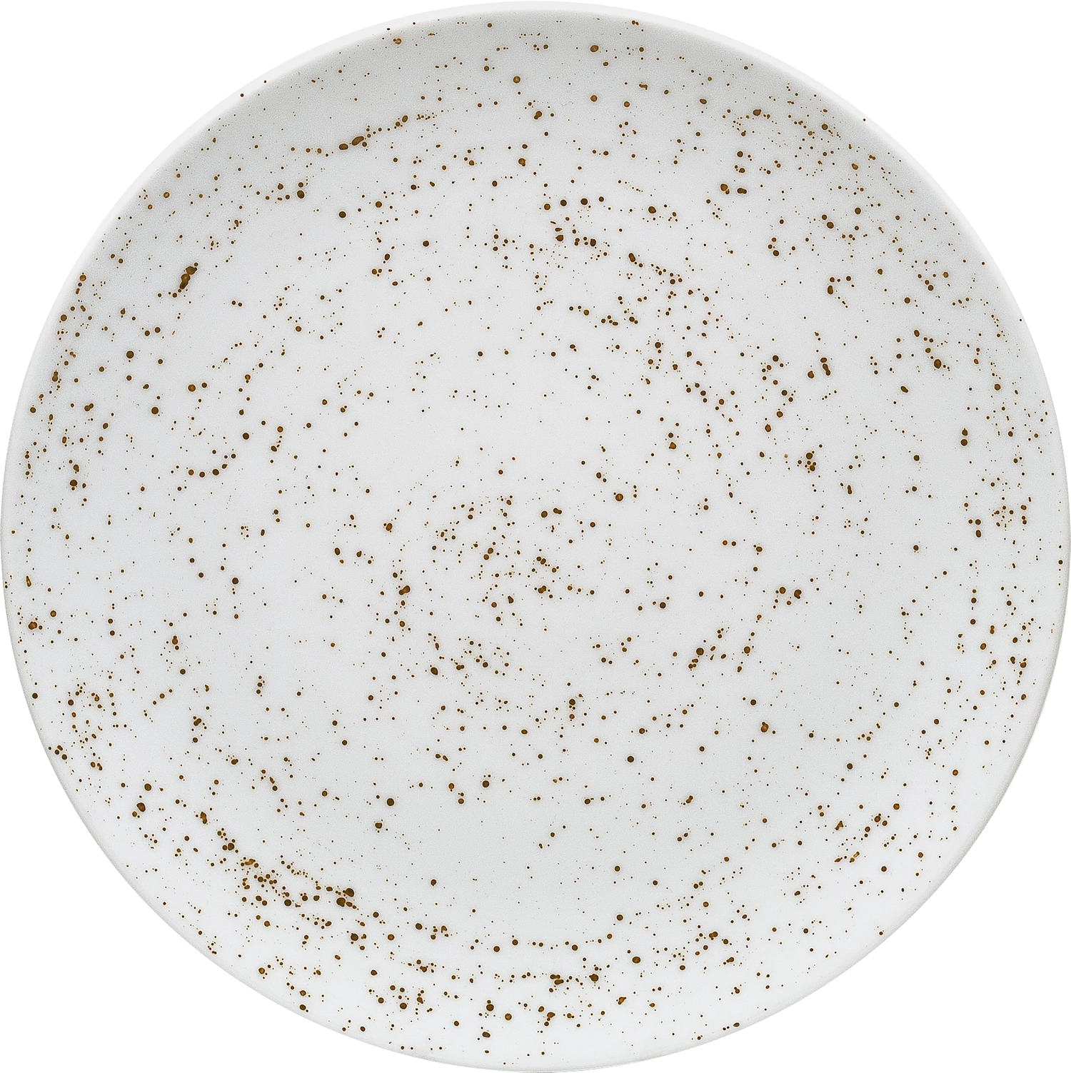 Pottery Unique white Assiette plate ronde coupe 23cm